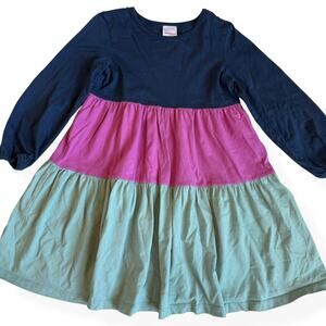 Hanna Andersson Colorblock Twirl Power Dress 110cm US 5